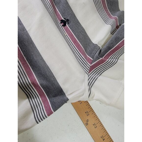 Brooks Brothers Supima Cotton Striped Polo Shirt - Medium - Picture 4 of 6